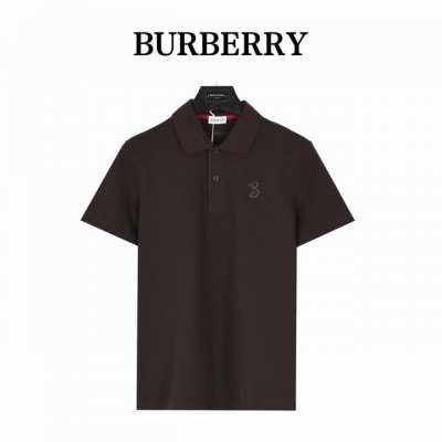 Burberry 巴宝莉 25Ss 蛇形字母B短袖polo衫 选用棉质珠地网眼布面料打造，于意大利工坊精制而成。呈现修身版型，装饰品牌徽标和字母B图案刺绣。此件