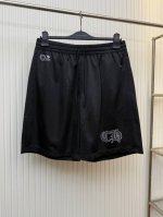 ch 克罗心 25Ss黑色短裤网眼棒球服千眼涂鸦冰球裤子 Size S M L Xl