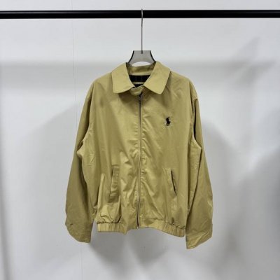 8710# 主推款 跑量来谈 Ralph Lauren 拉夫劳伦 三色重工刺绣经典常青机能商务风翻领拉链休闲夹克外套 重工刺绣 顶级版本 #采用棉质帆布面料，搭