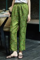 爆款上新 小葫芦松紧腰9分裤 面料：真丝交织香云纱 尺码：S-Xxl