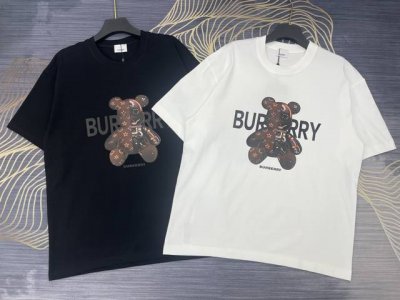 burberry巴宝莉2025春夏新款印花字母Logo圆领短袖T恤 高版本高版本 280克精棉面料 全网独家首发 百搭款细节处理完美 进口印花Logo工艺 十分