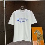 Dio* 迪奥* 2025春夏新款短袖T恤 重磅纯棉字母Logo印花 颜色：黑色 白色 码数：S M L Xl Xxl