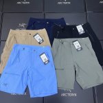 Arcteryx始祖鸟 Gamma Lightweight Short 9 纯色Logo刺绣系扣直筒夏季中腰休闲短裤 Gamma软壳短裤 男女同款 Arcter