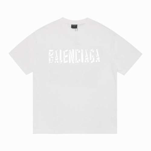上新 高版本 Balsenciaga巴黎世家高版爆裂金属材质字母硅胶立体工艺短袖 最高版本！定制面料 克100%双纱棉！字母硅胶爆裂痕立体工艺设计！ 辅料：开模
