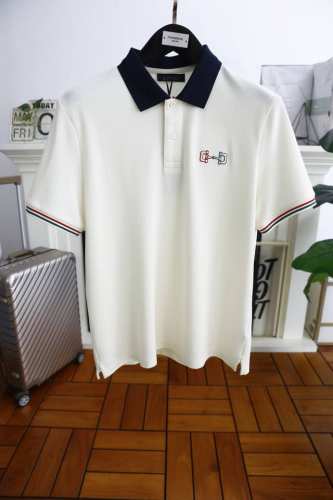 菲拉格慕. 2025夏季新品男士翻领短袖Polo衫品牌经典元素Logo设计！任何人都可以轻松驾驭 采用朱迪面料！非常显档次懂货的必须入！版型剪裁属于修身款 非常
