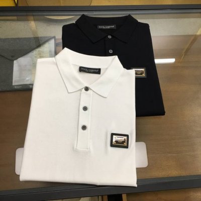 新品上市 D.G 25Fw新品发售商务休闲男士短袖polo衫，重磅推荐，高级成衣，专柜同步 时尚圆领短袖翻领T恤，采用进口棉加竹纤维伊利特面料，行走的空调自带凉