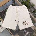 特价 黑色M2 L2 白色M1 L4 款号：Zsf51007 新款Dior迪奥刺绣字母Logo图案绣花情侣梭织毛圈五分短裤，质感一流，作为当下超火的品牌，没有夸