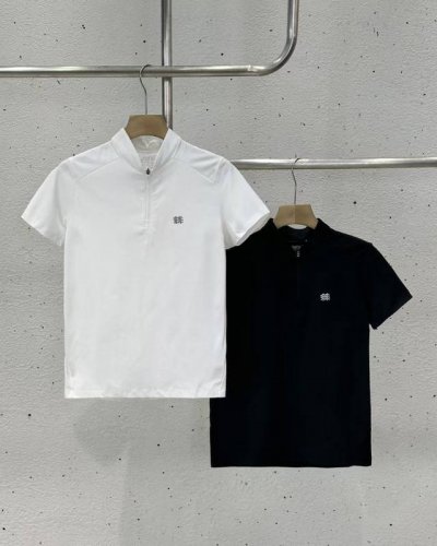 女款可隆女士半拉链短袖T恤上衣休闲运动款式Kolon Sport可隆女款半拉链短袖吸湿速干T恤亲肤透湿轻薄夏上衣Kolon Sport可隆户外休闲衣女子隐藏式半
