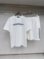 阿玛尼 2025Ss春夏新款短袖套装，男女同款。上身效果超赞，码数 M-3Xl
