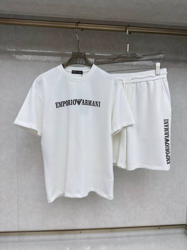 阿玛尼 2025Ss春夏新款短袖套装，男女同款。上身效果超赞，码数 M-3Xl