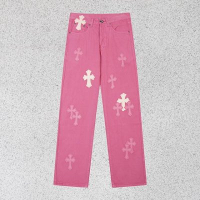 款号：H567 Chrome Hearts Ch克罗心范冰冰亲弟弟范丞丞同款牛仔裤 散发着不羁的个性和独特的魅力。每一处磨损和破洞都是精心设计，呈现出一种独特的