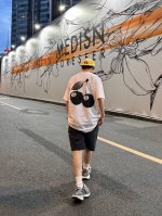 stussy 斯图西樱桃宽松圆领短袖T恤 男女同款 采用260克双砂面料 三针五线做工，领口包包边条 今年火爆的品牌 看到了就忍不住要自留一件 正确纹路立体印花