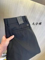 Zegna杰尼亚 休闲裤 西裤 九分裤 2025Ss春夏新款 高级定制裤子专用面料 定制原版五金 重工工艺打造 车工走线精细 定制面料 柔软舒适 质感显著 辅料