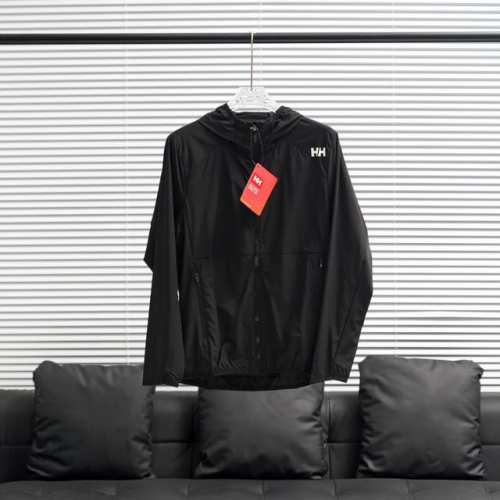工厂p直供 Hellyhansen丨海丽汉森 1连帽防晒服 配色：黑色 灰色 深蓝 尺码：S-3Xl