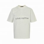 louis Vuitton 路易威登 25Ss 珍珠烫钻Logo反光字母印花短袖 面料采用280克重精梳棉，定制32支1*1螺纹，成衣两遍水洗处理，面料舒适亲肤