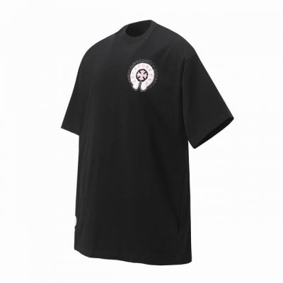 Chrome Hearts Ch 克罗心彩色梵文发泡印花短袖T桖 采用直喷进口机器印花 五金辅料均开磨定制 正确配置 黑色2025克罗心正品包装 280克定制定