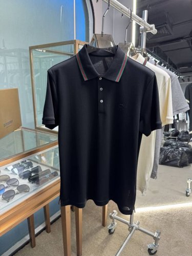 上新 25Ss G家 早春新款起脚中珠面料 Polo 原版定制 进口纱线色染 经典百搭 码数48-56