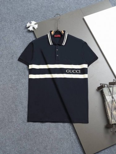 古驰 Gucci 微宽版型M-3Xl 25Ss最新最顶级独家限定 刺绣专柜款 超爆翻领纽扣polo衫 胸口刺绣精美工艺 320克洗水面料T恤作为奢侈界的龙头 L