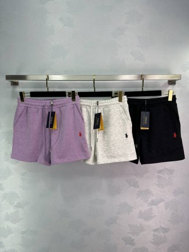 polo 25春夏新款三色刺绣Logo短裤 独家专供新款休闲短裤 高端版本 定制面料透气舒适度高 细节无可挑剔 Logo刺绣标设计 体现高品质，品牌元素设计理念