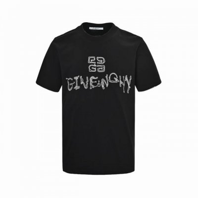givenchy 纪梵希 25Ss 刺绣字母Logo短袖 采用高克重280G重精梳棉 定制1:1螺纹 面料舒适亲肤 定染面料 纺织密度高 垂感佳 不易变形 胸口