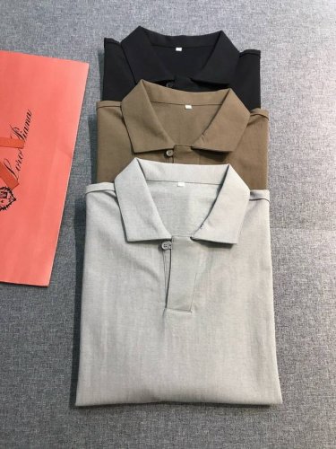 新品 Lp男士高端商务休闲简约亚麻混纺短袖Polo衫，贸易公司渠道臻品，系出名门，纯正血统品质，原厂代工出品，25年官方新品！ 颇具意大利典型风格的时装，在面料