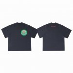 Kanye 侃爷 牙买加金斯顿限定发泡印花大版型情侣圆领休闲短袖-原单版本 Color：藏青色 Size：S M L Xl Number： 47 原版一致 采用