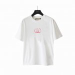 实拍细节图+尺码表 Gucci 古驰 24Ss 重影Logo短袖 倾情推出缀饰活力印花的运动单品，迎接温暖季节的到来。品牌织带继续为整个设计注入复古气息，品牌标