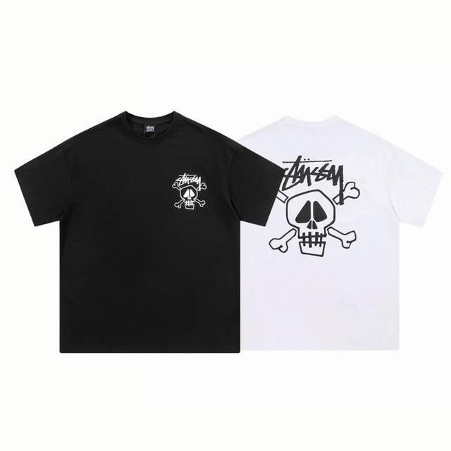 80 Stussy 斯图西 Tee Dice Pigment Dyed 美式潮牌宽松版型短袖T恤 StüSsy作为街头服饰的传奇品牌，自1980年代创立以来，一