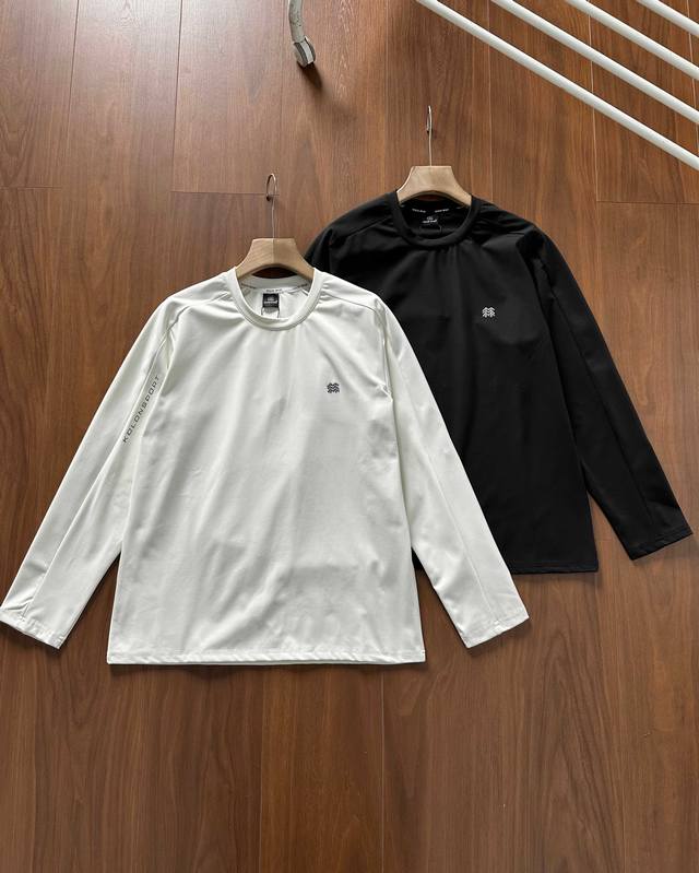 150 Kolonsport 可隆专柜同款三色户外休闲秋冬运动保暖型速干运动微拉绒圆领长袖T恤 定制1:1专业运动面料，高密度锦纶+高弹力氨纶，内里微拉绒，更亲