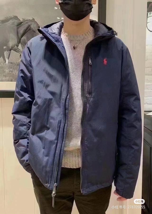 220 模特咨询图 Ralph Lauren拉夫劳伦刺绣小马标连帽拉链外套夹克休闲风衣防水硬壳冲锋衣 原版复刻 顶级品质 ，全套辅料包装 冲锋衣上新春季必备单品