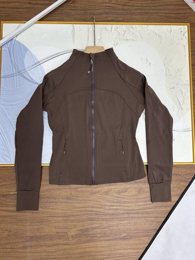 实拍细节180，Lulu 露露2025年新款瑜伽健身服拉链开衫原厂品质平拍图秋新款官网2万+Define 女子健身瑜伽夹克 *Nulu运动外套大厂出货做工细节无
