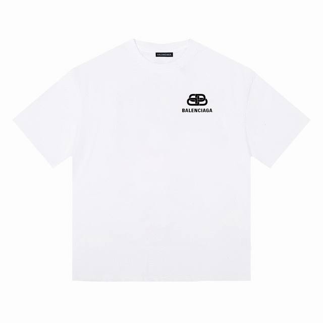 80 Balenciaga巴黎世家曲扭油画短袖半袖T恤 - 采用230G双纱100%精梳纯棉面料 - 螺纹定织定染无色差！采用过肩拉条工艺，百洗不变形！ -采用
