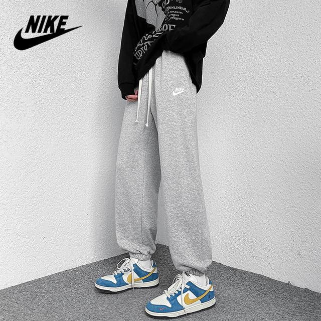 120 新款耐克Nike全棉收脚卫裤！采用原版定制纯棉面料_高端品质面料 面料透气防撕裂！不贴肉 穿上舒适合身！立体修身_休息版型超级赞 穿着不闷热，束脚裤型-