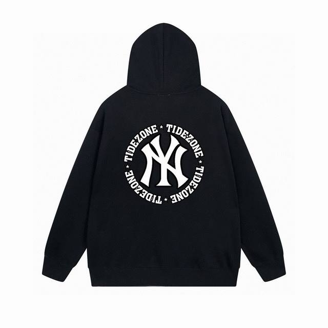 140 Mlb-Ny 洋基队圆环24Ss新款连帽开衫外套 现货发售 男女同款 双层帽子 不起球不掉色 大毛圈落肩版型 二本针加持 拒绝变形 克罗心经典图案 进口