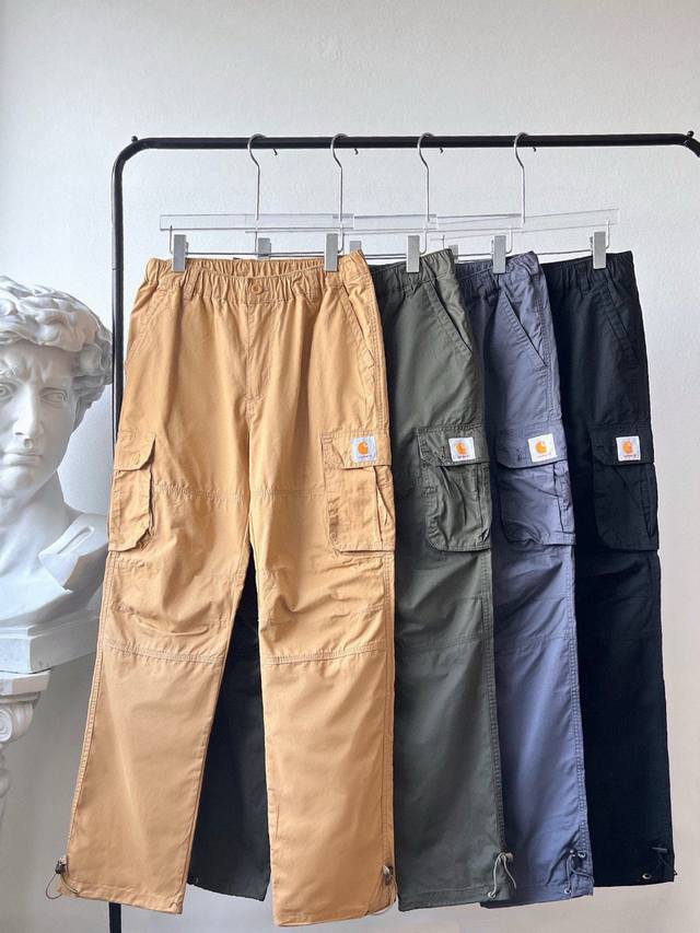 120 #Carhartt 卡哈特四色多口袋工装裤 零售后的爆款！！！优质纯棉梭织面料 微磨毛后整工艺有版有型质感绝佳！美式工装经典的多个立体剪裁大口袋设计 重