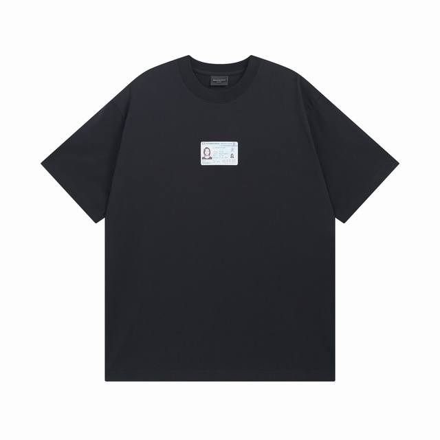 110 Balenciaga 巴黎世家2025 Ss 身份证数码印花短袖T恤 本市场No.1的质量 真正天花板品质 全部原版开发注意细节图 避免被盗图商家混发