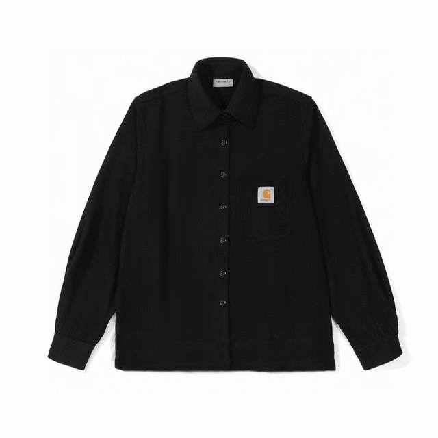 供140 Carhartt卡哈特经典小标灯芯绒长袖衬衫 定制主标 辅料 水洗齐全 品牌精密绣标 四季百搭款 甄选新疆长绒棉 高品质灯芯绒面料 亲肤舒适 厚实挺括
