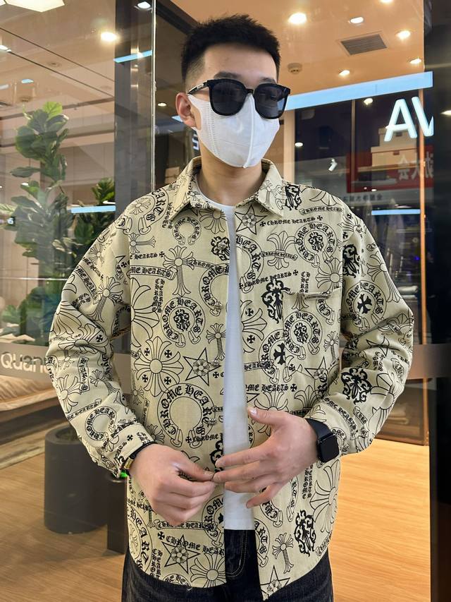 P330 克罗心 官网同款，三标齐全，同步发售！2025Ss新款男士夹克外套，专柜Logo高品质原单三标齐全高端版本！专柜定制面料 透气舒适度高，细节无可挑剔，