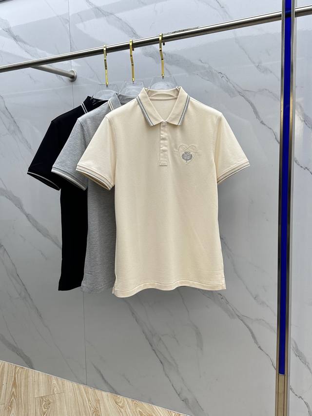 P250 Lp 独家专供新款原单男士休闲Polo短袖 高端定制 高版本 时尚百搭爆款 原版进口纯棉面料 胸前Logo图案 设计 手感超柔软细腻 穿着亲肤舒适 高