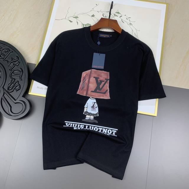 P200 2025精品春夏欧潮短袖 高端定制主推款 面料：高品质双纱潮牌棉 款号：26G040 码数：S-2Xl