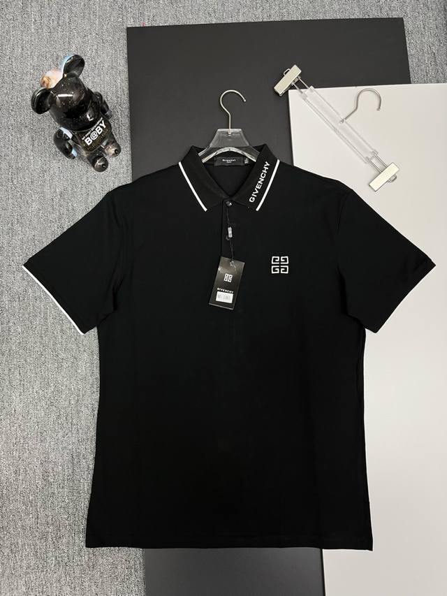 Givenchy 纪梵希 刺绣新款Polo衫 原版面料 原版订制辅料 官方同款 采用210克丝光珠地棉，定制 同缸染面料 手感非常舒服爽滑 版型挺阔有型 一线品