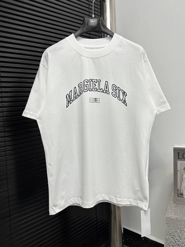P100 Maison Margiela 马吉拉25Ss新款短袖T恤 采用260克 双沙纯棉 不缩水不变形 工艺进口直喷 上身阔挺效果极佳 且舒适柔软质感十足