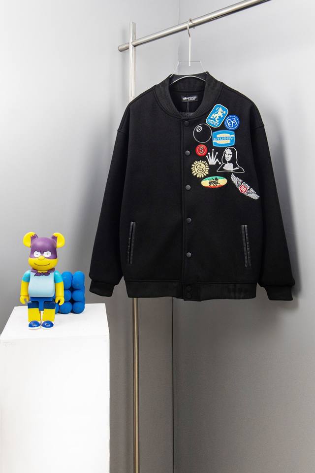 K89 P280 斯图西 2025Ss走秀款棒球服棉服外套夹克 订购原版开模 历时一个月终于出货了，简直太爱了 上身真的超级帅。抖音某博主讲今年斯图西 新出的会