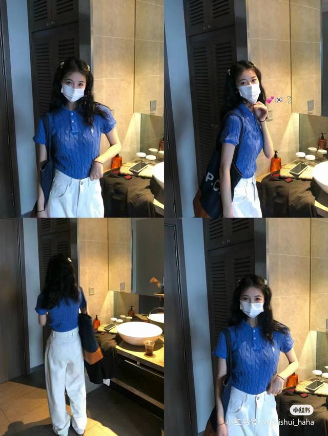 100 顶级品质 款号：Ds022# 全年不下架 拉夫劳伦Ralph Lauren Polo翻领纯色小马刺绣Logo针织短袖 拉夫劳伦Ralph Lauren经
