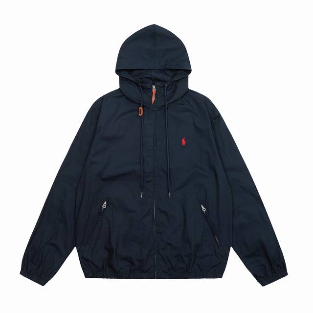 180 顶级品质 款号：8097# 拉夫劳伦Ralph Lauren基础经典薄款情侣夹克风衣连帽外套 拉夫劳伦Ralph Lauren春秋季节轻量薄款男女同款情