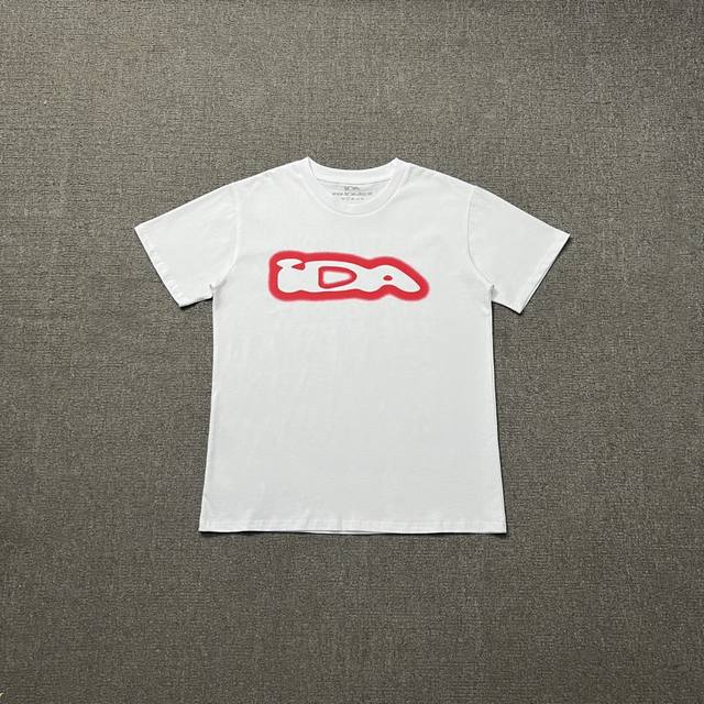 P70 Da04#Ida Sply 纯棉短袖 230G双纱 高温预缩 细节辅料 还原 Color: 白色 Size：S M L Xl