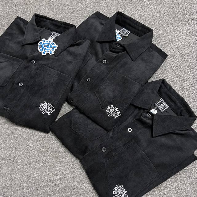 P110 Ad203# 实拍图 Adwysd Alwaydowhatyoushoulddo Corduroy Work Shirt灯芯绒工装衬衫 高克重灯芯绒2