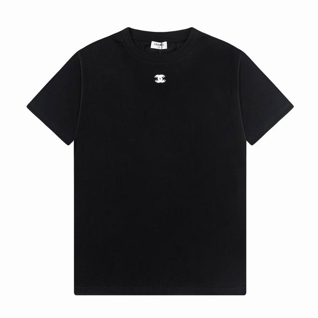 110 女款 隔天到 Chanel 香奈儿 2025新款 50支双冰爽棉170G面料 简约小香风五金小标Logo标识 官方同步 高版本 时尚个性 百搭潮流 纯原