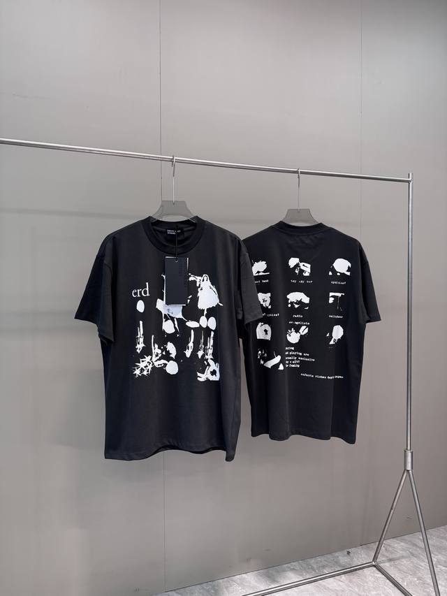 顶级版本90 Enfants Riches DéPriméS Erd忧郁的富二代 24Ss 芭蕾舞会短袖 面料：260克100%纯棉索罗纳凉感 印花：手工丝网印