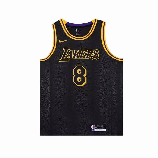 70 款号S024 顶级刺绣版本 白底细节图 Nike Kobe Bryant Los Angeles Lakers City Edition 8&24 Mam
